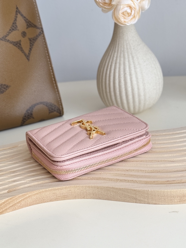 イヴサンローラン財布側面デザイン